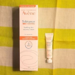 NEW Avene Tolerance Cream, 1.3 fl. oz with a travel size mini, 0.1 fl. oz.